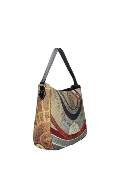 Borsa A Spalla Donna Gattinoni Medium Hobo Planetarium BIGPL6431WPQ