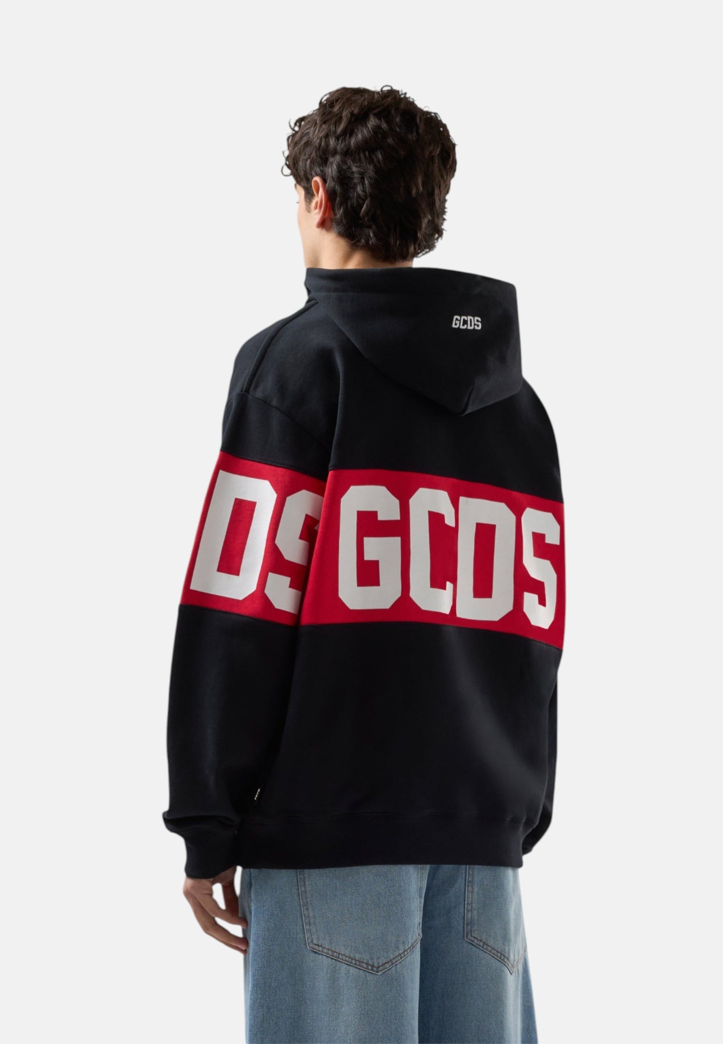 Felpa Con Cappuccio Uomo Gcds Oversize Fit Band Logo Z0MLQE138F004