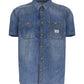 Camicia Manica Corta Uomo Guess In Denim Gj Regular M6GH09D5NY3