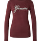 Maglione A Girocollo Donna Guess Logo Georgia W6BR53Z1454