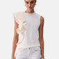T-Shirt Manica Corta Donna Liu Jo Con Volant  CA6385J6308