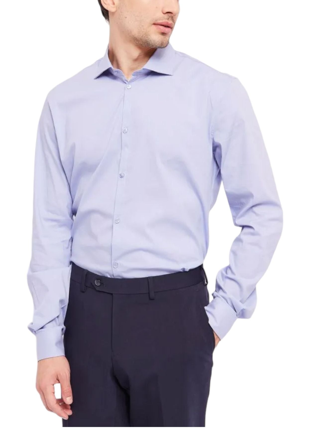 Camicia Manica lunga Uomo Gaudi Collo Francese Slim  321GU45003