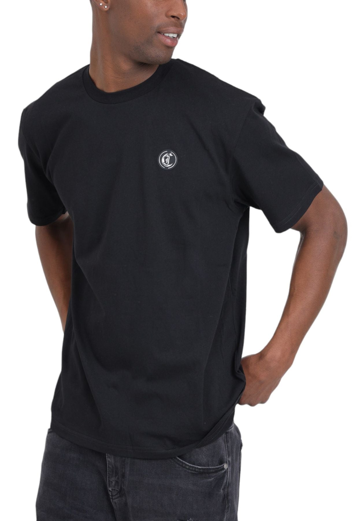 T-Shirt Manica Corta Uomo Just Cavalli  Patch Jc 76OAH6R1J0001