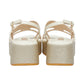 Sandali Platform Donna Liu Jo In Pelle Di Vitello Con Glitter Flo 03 SA6141PX106