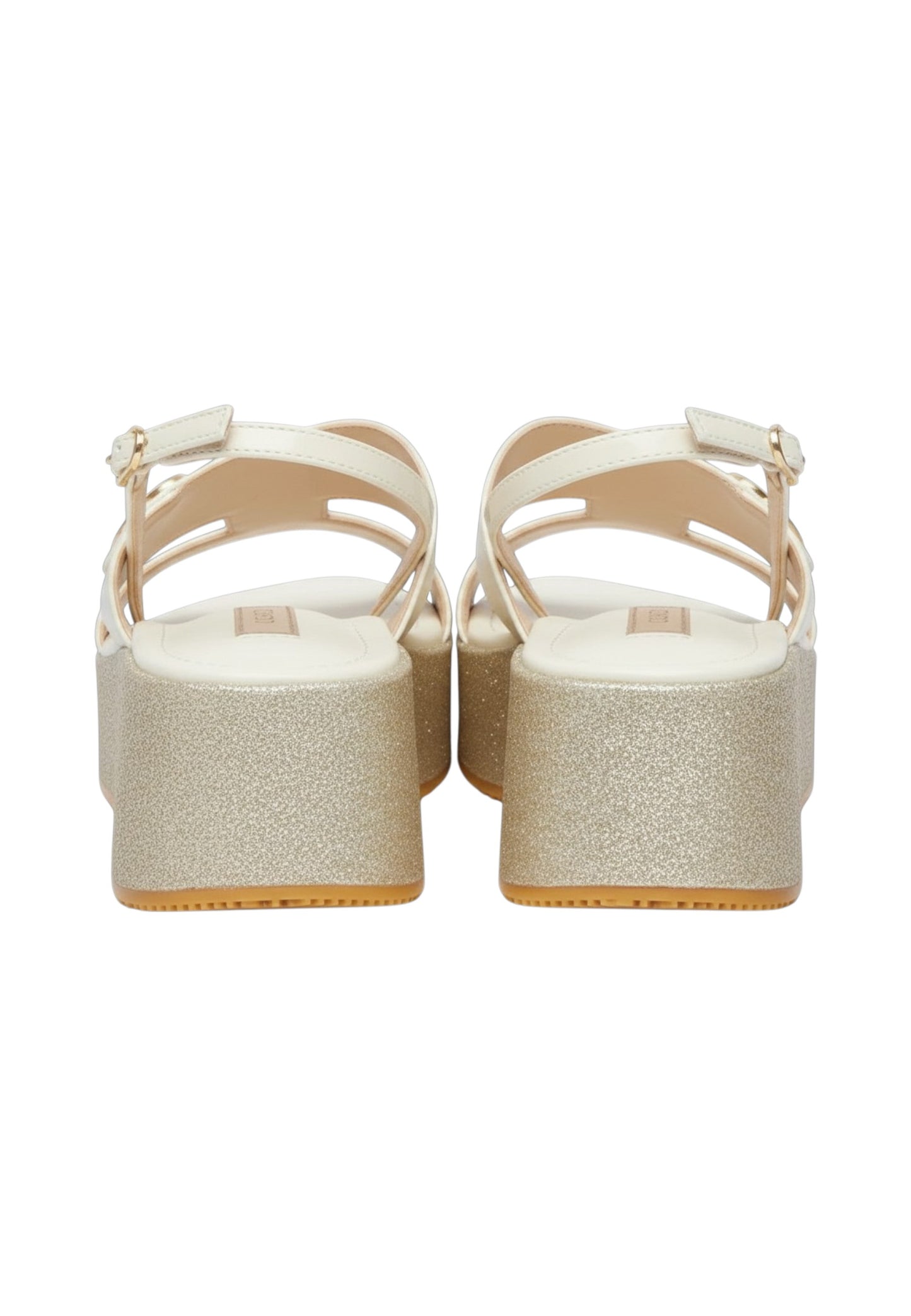 Sandali Platform Donna Liu Jo In Pelle Di Vitello Con Glitter Flo 03 SA6141PX106