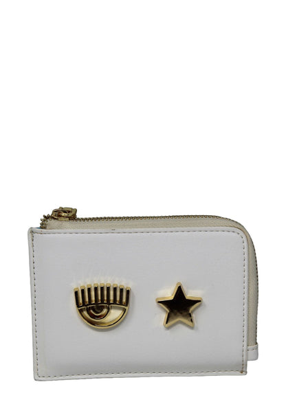 Portafoglio Con Zip Donna Chiara Ferragni Porta Monete Metal Eye Star 76SB5PM2ZSA27