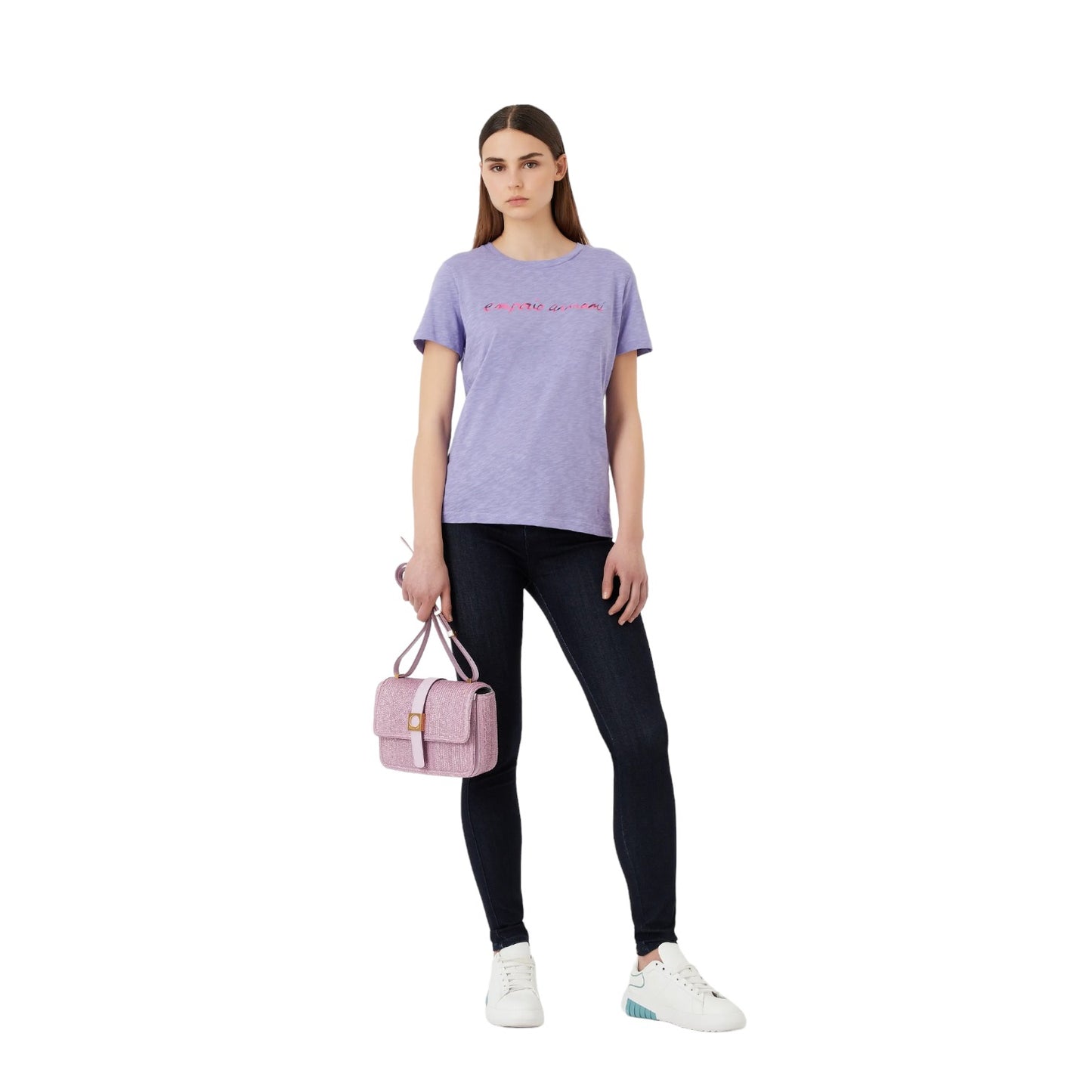 T-Shirt Manica Corta Donna Emporio Armani   3R2T7M2JTEZ