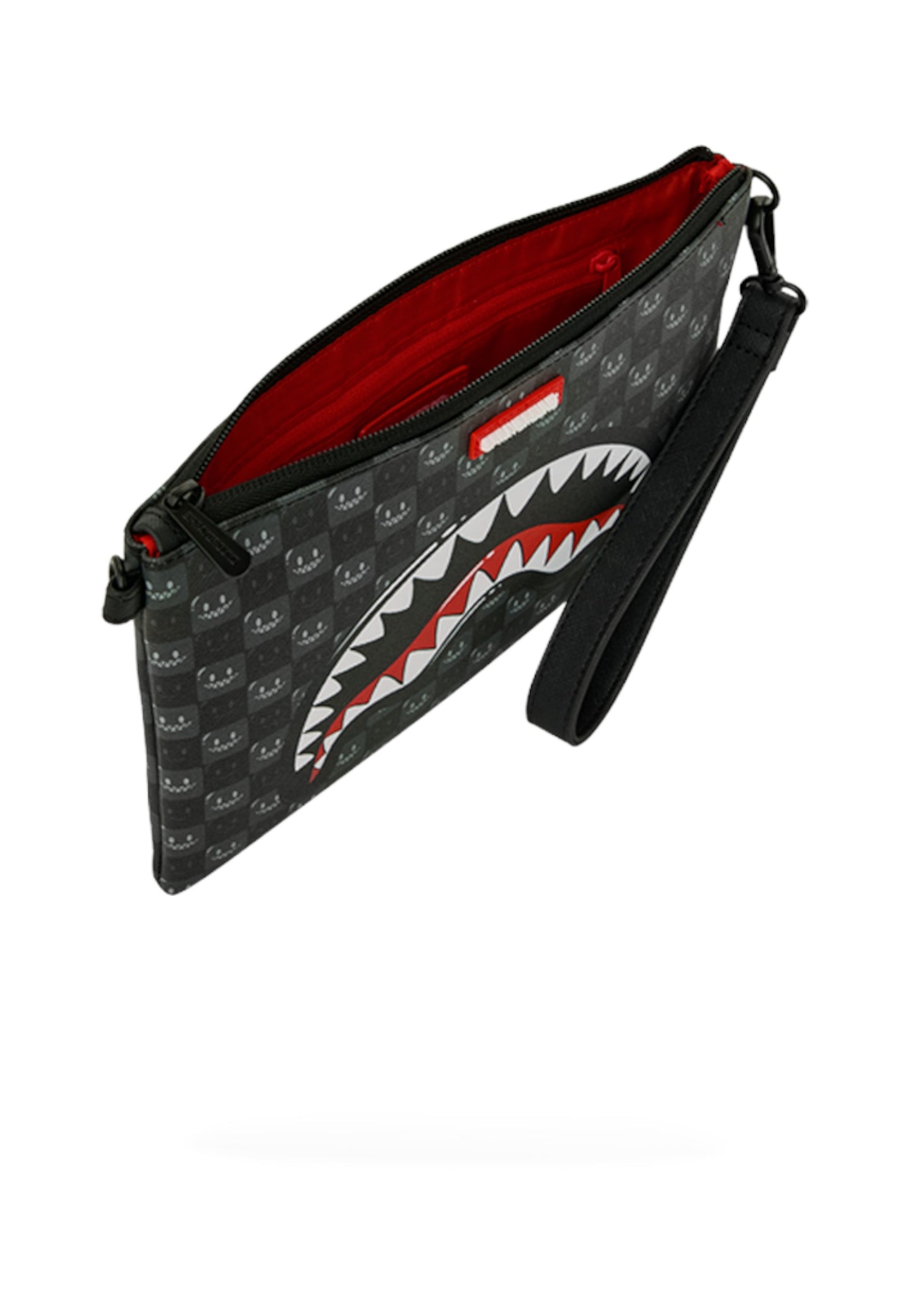 Borsa A Tracolla Unisex Sprayground  Sharks In Paris Wtf Bubbly Black Check 910B9318NSZ