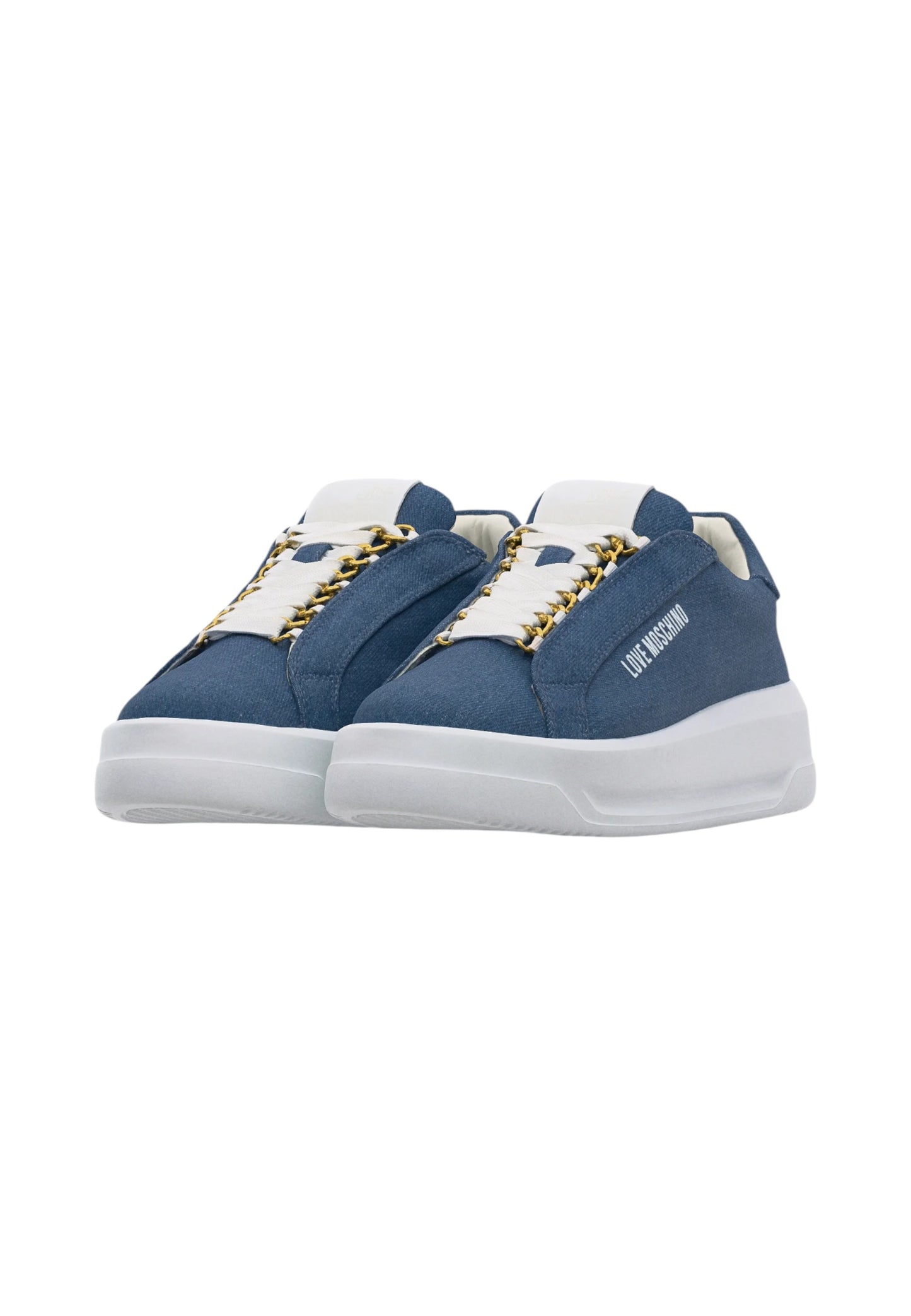 Sneakers Basse Donna Love Moschino  Eclipse Denim JA15015G1OJO5
