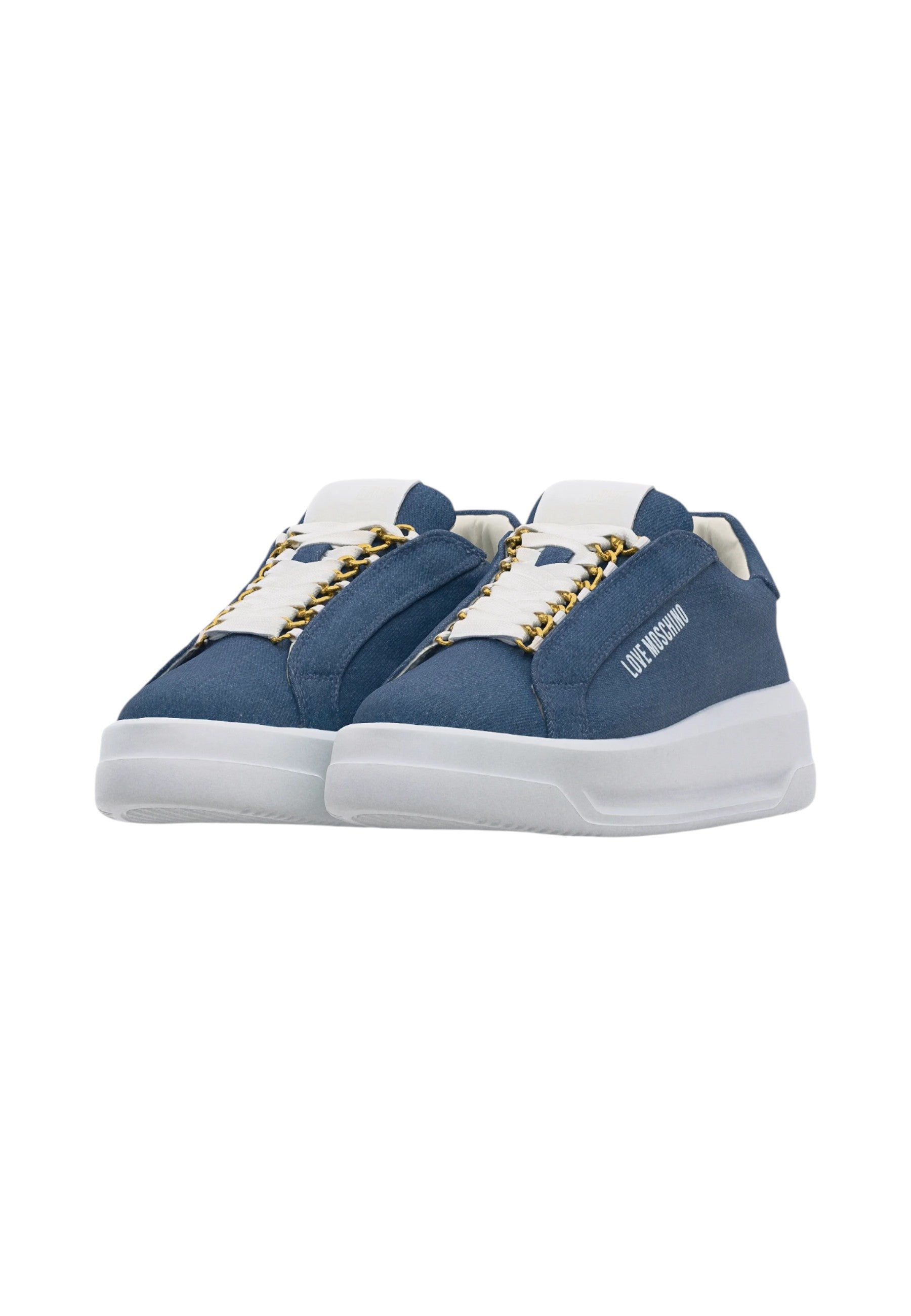 Sneakers Basse Donna Love Moschino  Eclipse Denim JA15015G1OJO5