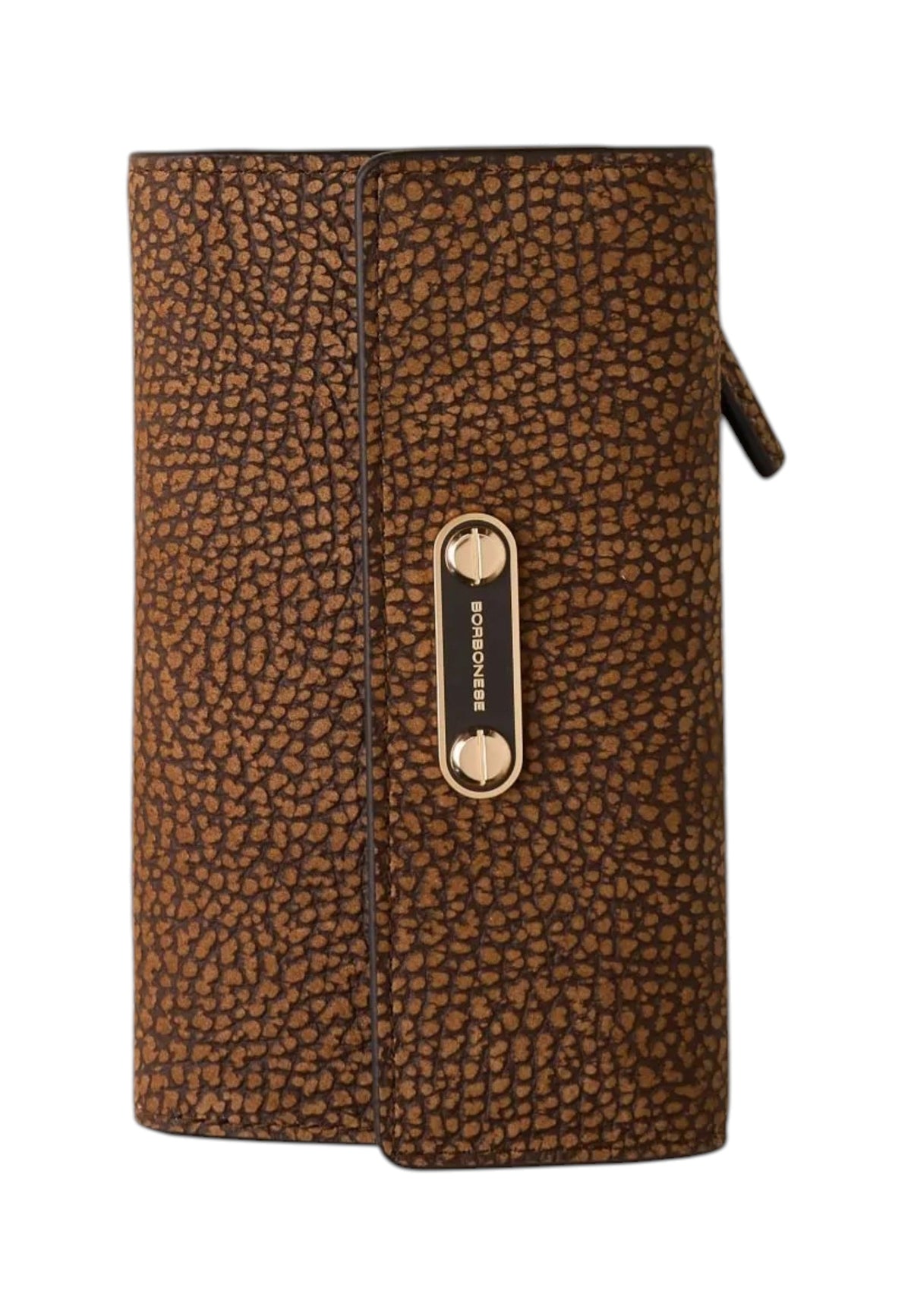 Portafoglio Con Patta Donna Borbonese Formato medio, Vitello Minerva B-Classic 910200990301