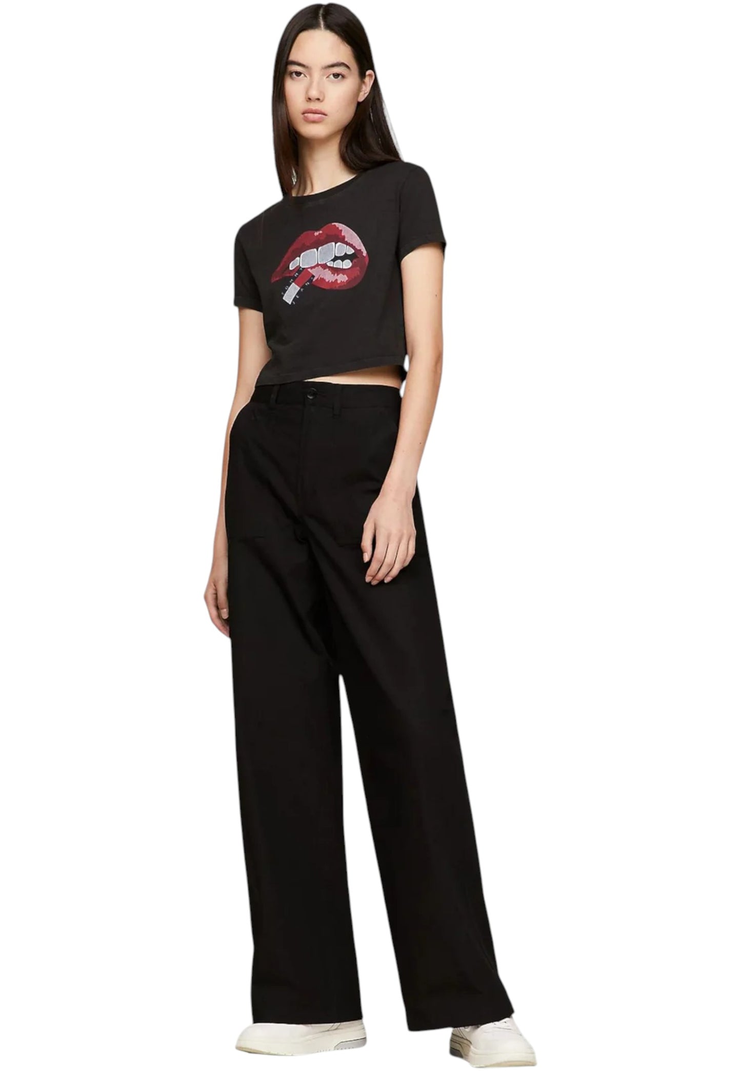T-Shirt Manica Corta Donna Tommy Jeans   DW0DW17373