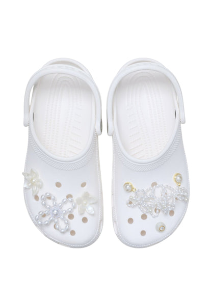 Accessori calzature  Unisex Crocs  White Pearl Beaded 5 Pack CR.5310