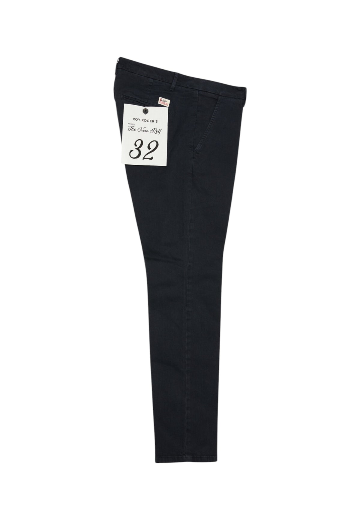 Pantaloni Slim Fit Uomo Roy Roger's Gabardina di cotone elasticizzato, vita media con passanti, vestibilit� slim, tasche anteriori all�americana, tasche posteriori a filetto, chiusura con bottone e zip New Rolf RRU013C8700112
