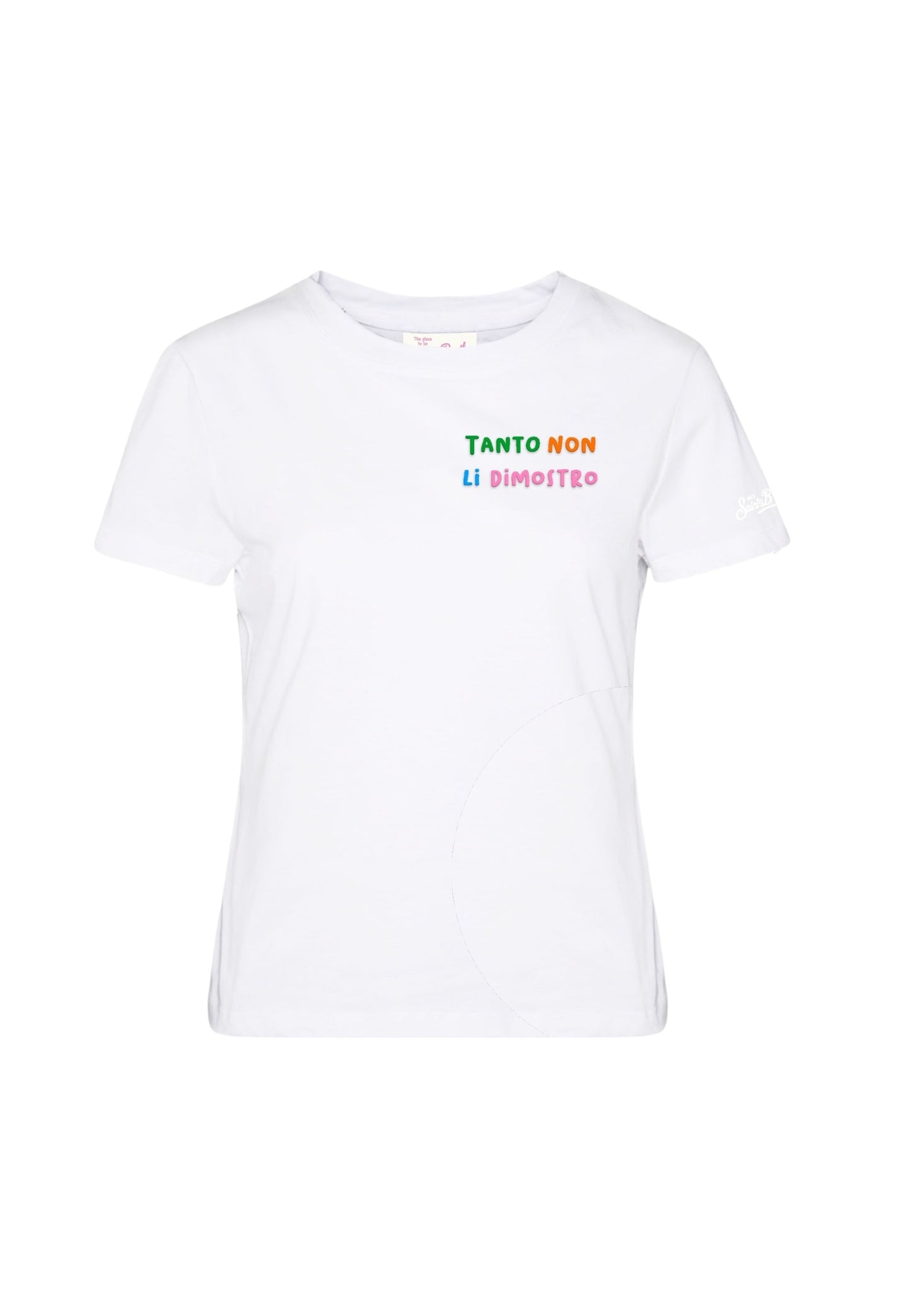 T-Shirt Manica Corta Donna Mc2 Saint Barth Non Dimostro Emb Emilie EMI0001