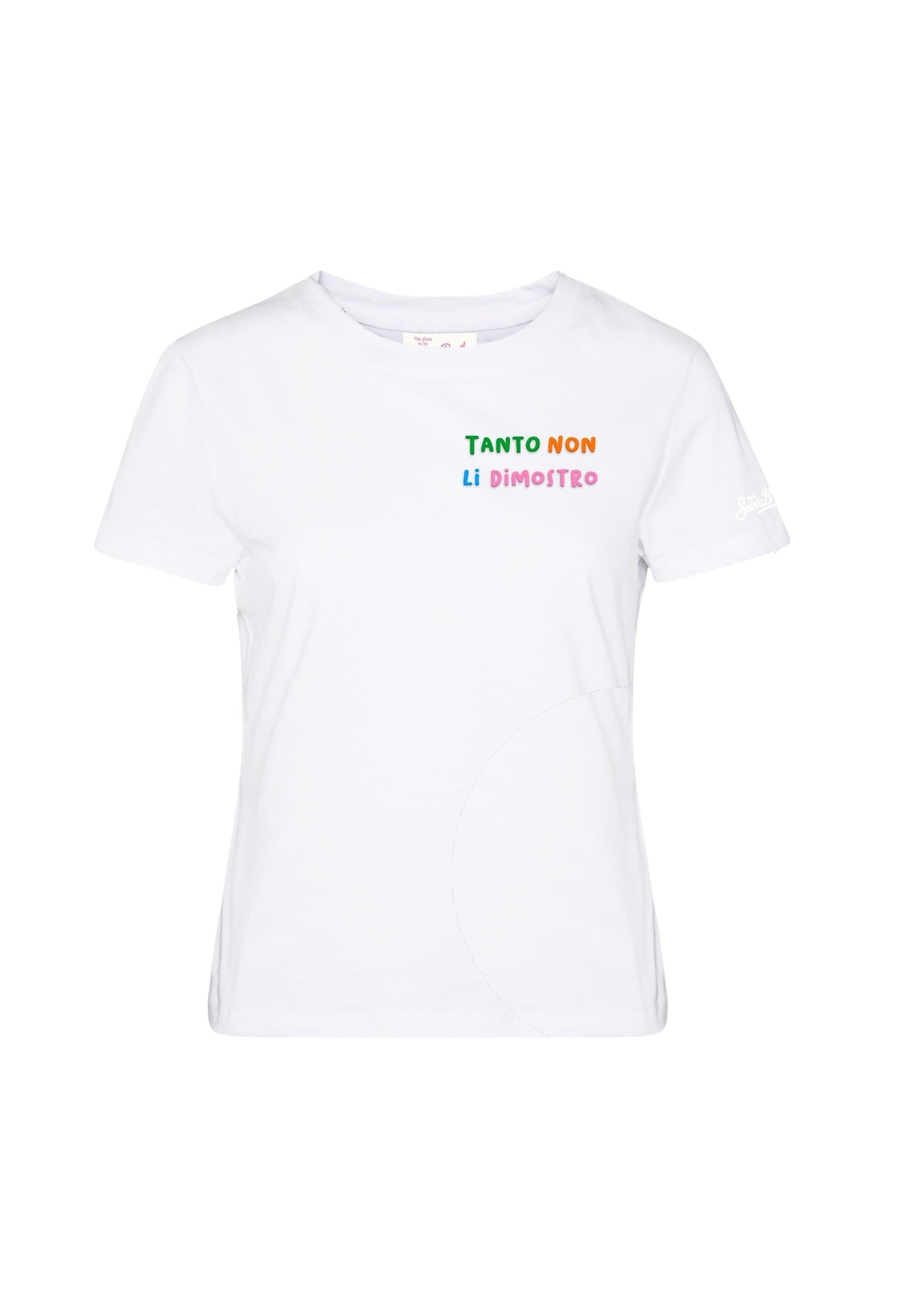 T-Shirt Manica Corta Donna Mc2 Saint Barth Non Dimostro Emb Emilie EMI0001