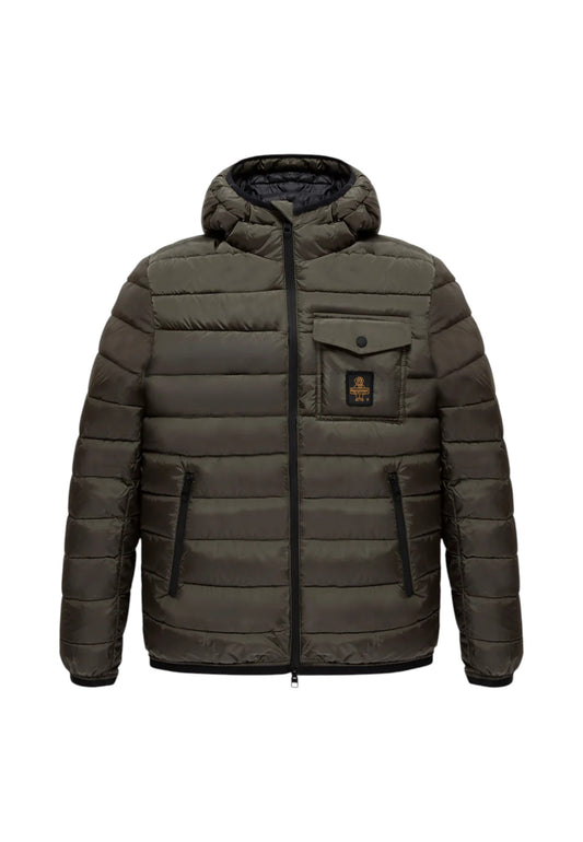 Piumino Corto Uomo Refrigiwear Con Cappuccio Josh Jacket 25AIG23308NY0185