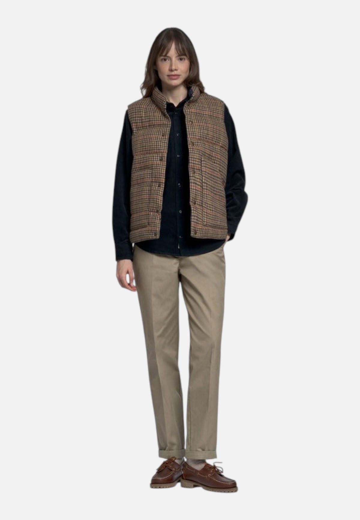 Gilet  Uomo Sebago  Webb Wool Pied De Poule 751276W