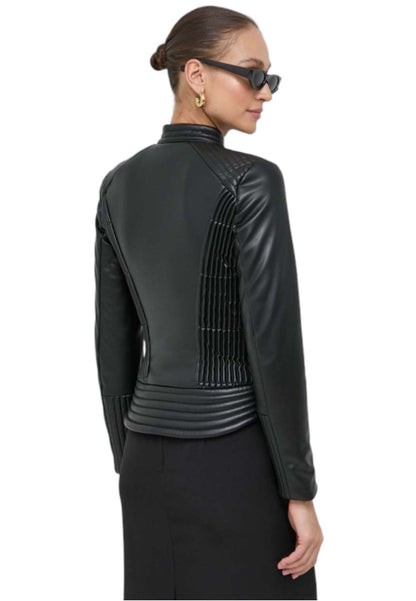Giacca In Pelle Sintetica Donna Guess   W4RL12WFWT0