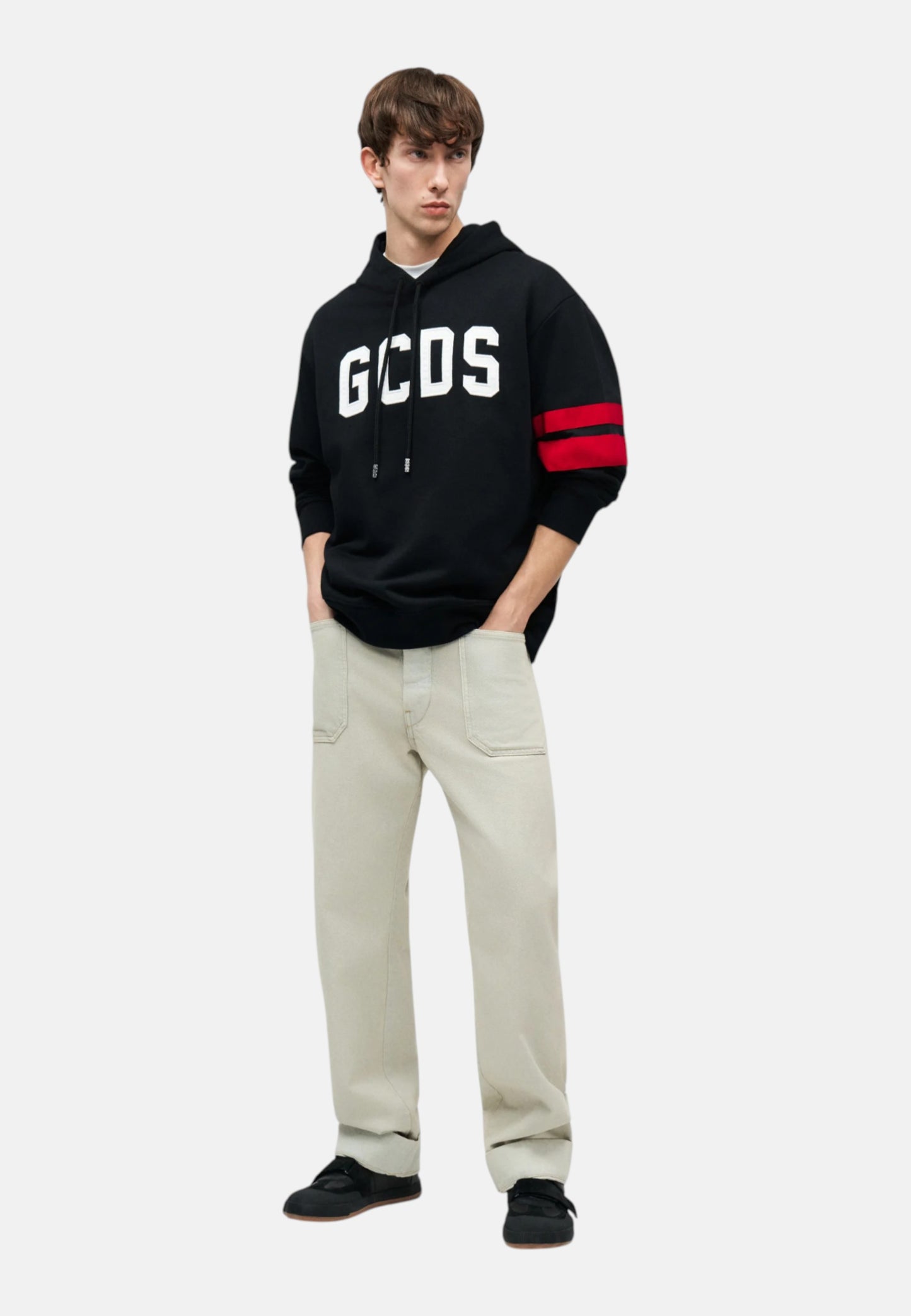 Felpa Con Cappuccio Uomo Gcds  Logo Regular Z0MLQE141F004