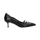 Decollete  Donna Liu Jo In Pelle Con Tacco Kitten E Cinturino Decorativo Deva 20 SF6011PX885
