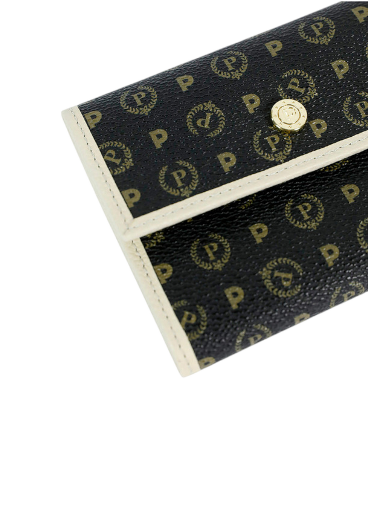 Portafoglio Con Patta Donna Pollini Piccolo Heritage Nero TE9006PP04Q11