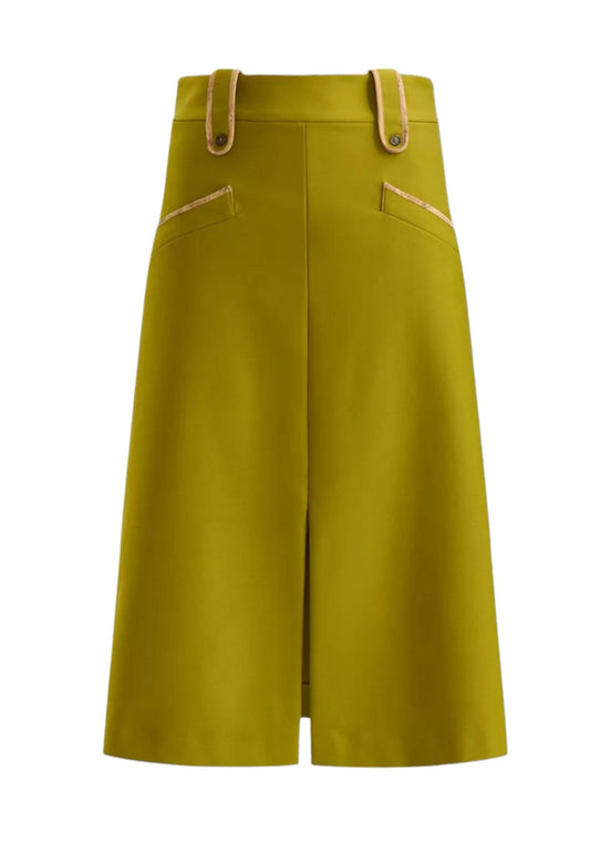 Gonna Midi Donna Alviero Martini Con Maxi Passanti  23ID10313NPM7