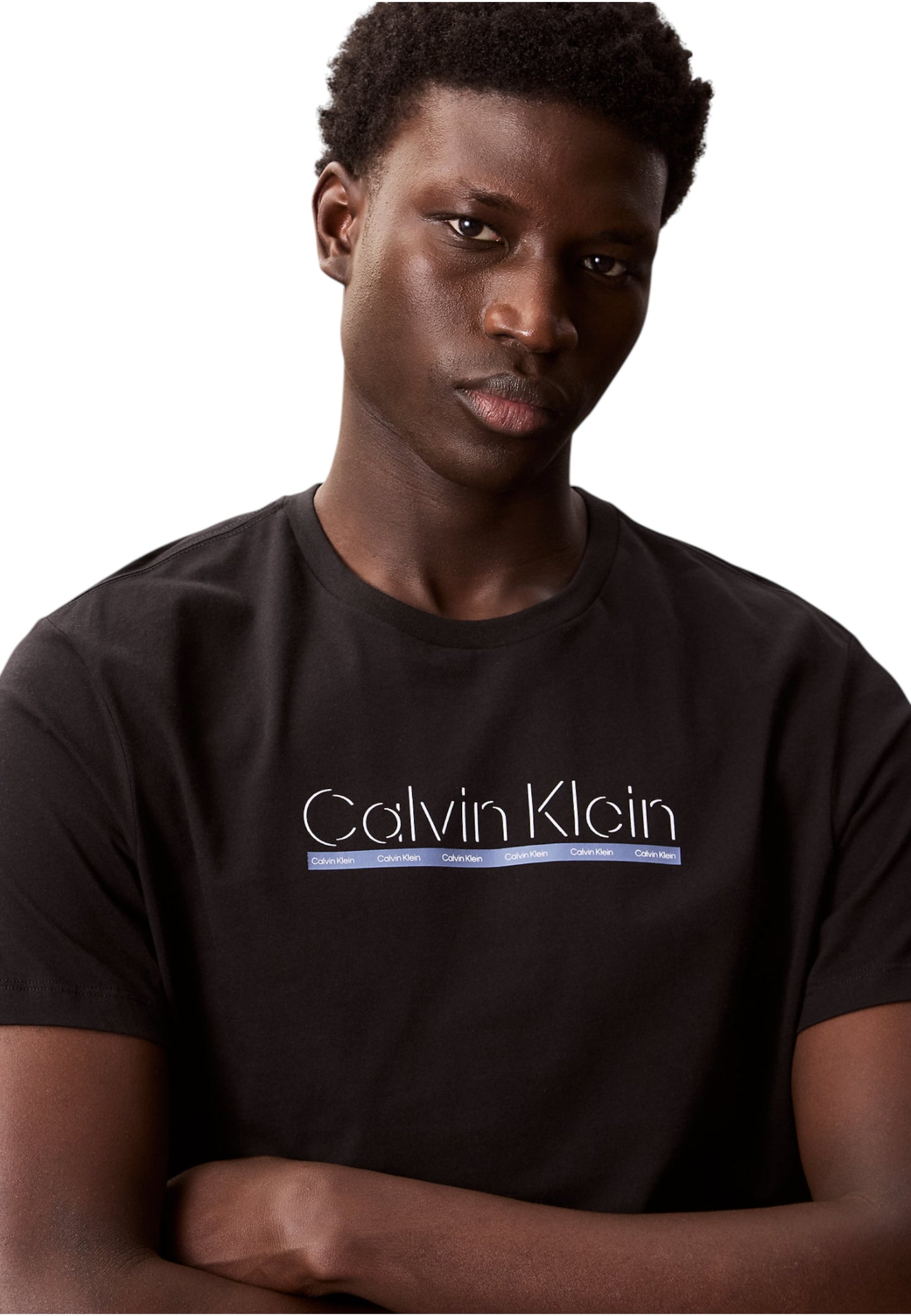 T-Shirt Manica Corta Uomo Calvin klein  30S Eu Sp Outline LV04RC852G