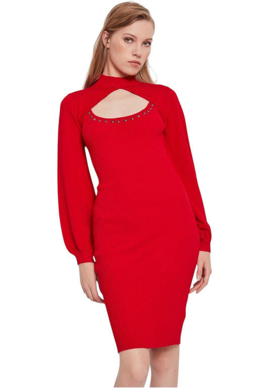 Vestito Midi Donna Denny Rose In Maglia  221ND13002