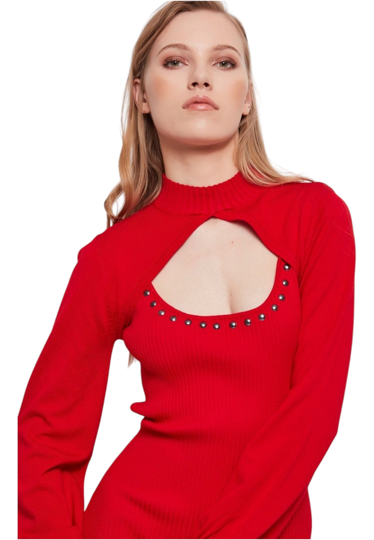 Vestito Midi Donna Denny Rose In Maglia  221ND13002