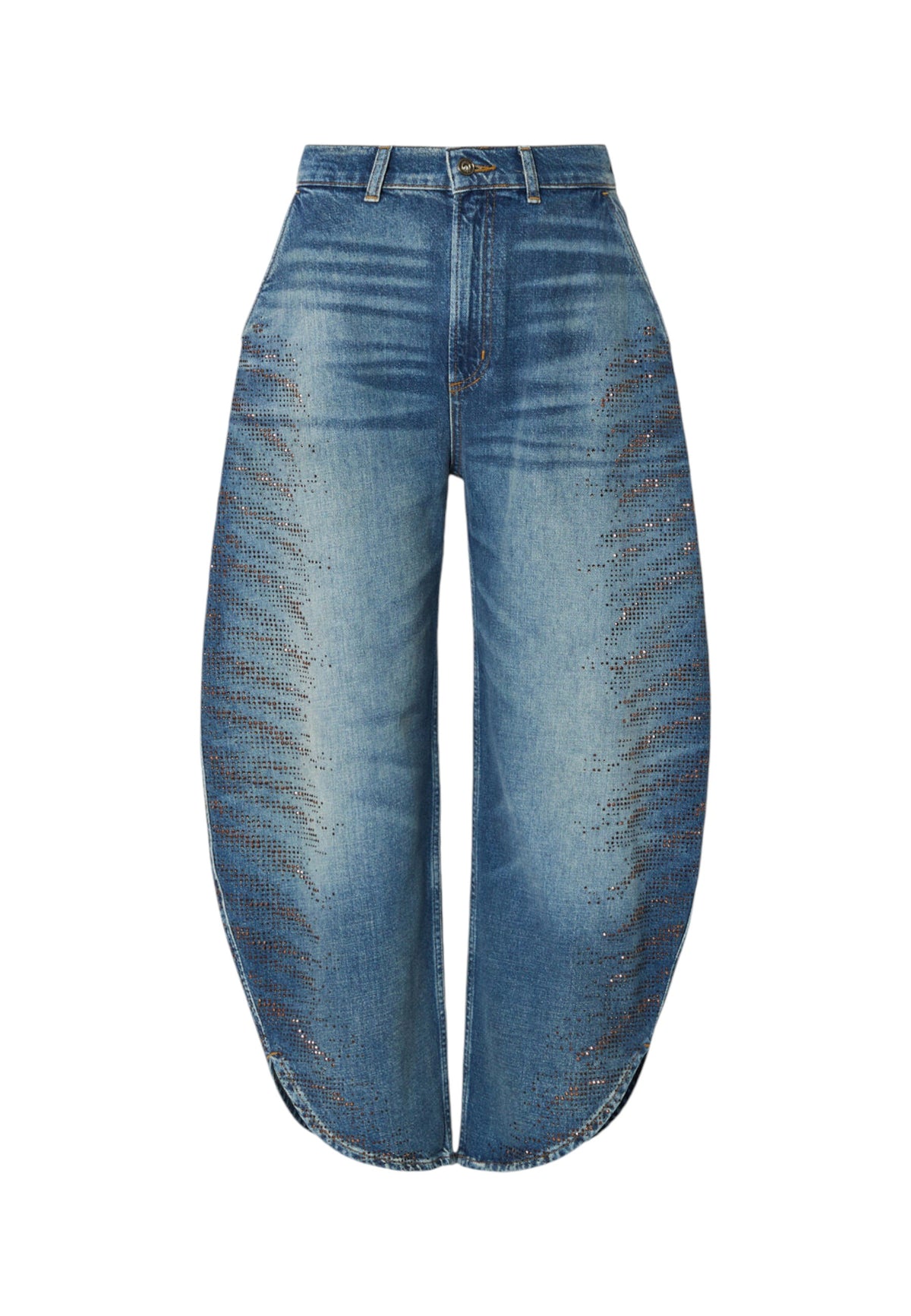 Jeans Barrel Fit Donna Liu Jo A Vita Alta Balloon Splits UF6213D4854