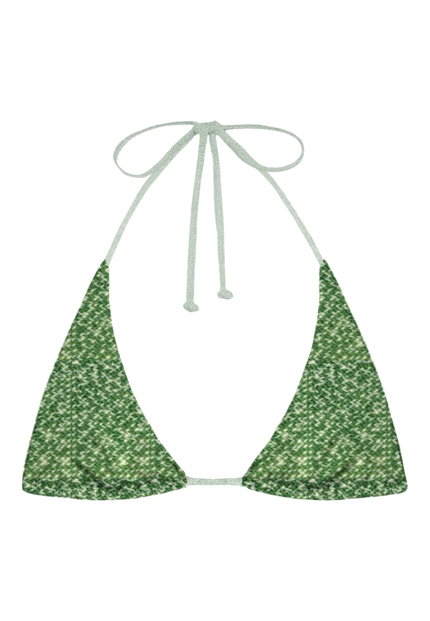 Bikini Pezzo Sopra Donna Mc2 Saint Barth Triangle Regolabile, Crochet, Lurex Guiana GUIA003