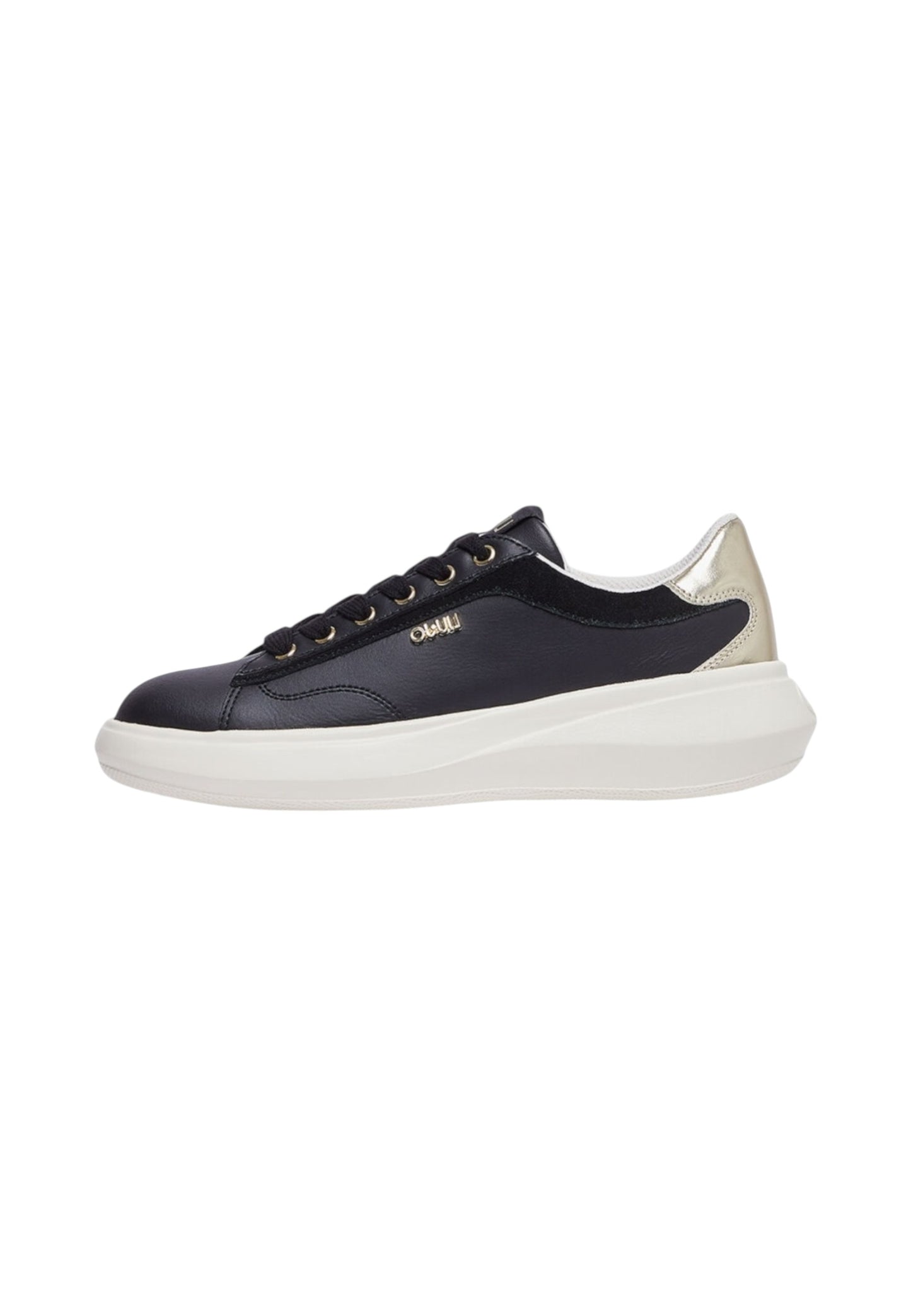 Sneakers Basse Donna Liu Jo In Pelle Di Vitello E Pelle Scamosciata Con Dettagli Oro Casper 01 BA6069P0304