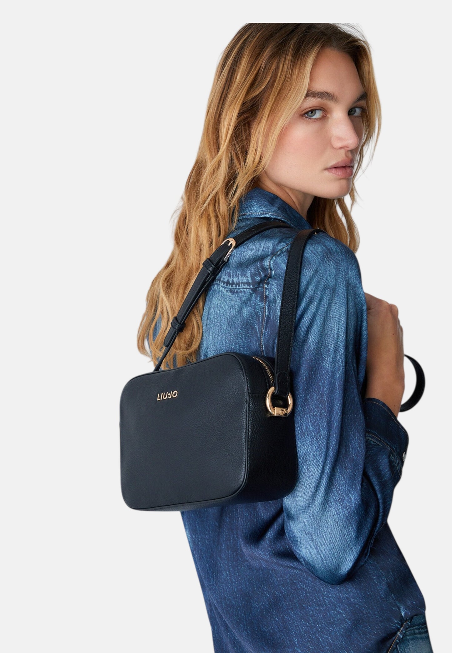 Borsa A Tracolla Donna Liu Jo Medium Camera Case Bag Eco Line AA6211E1012
