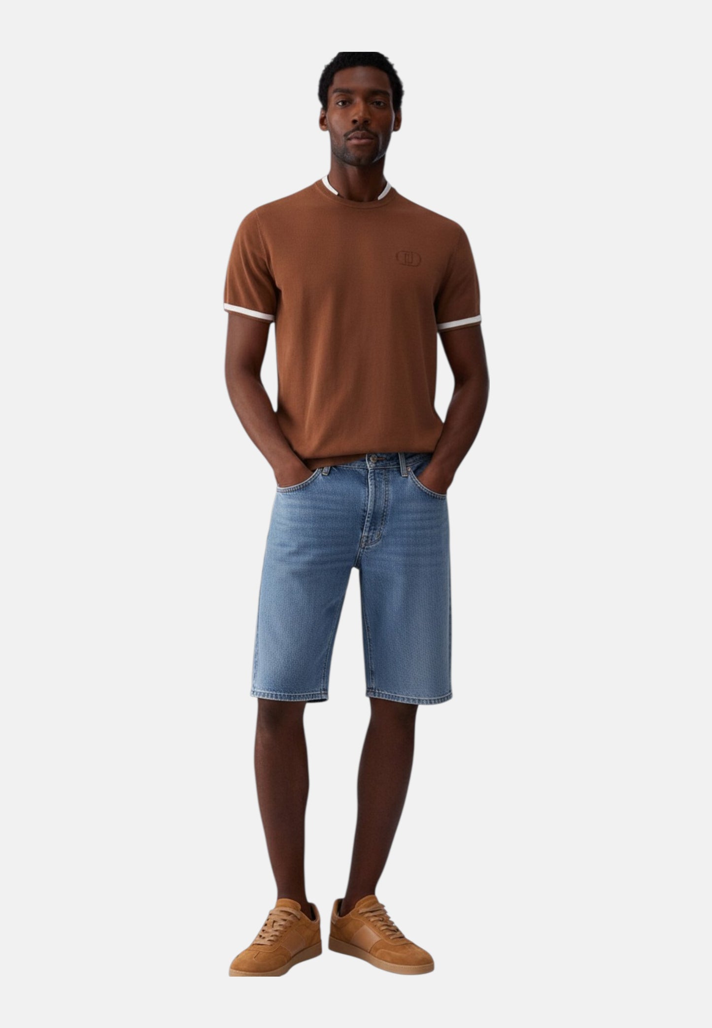 Pantaloncini Bermuda Uomo Liu Jo In Denim Bruce QXX097D4952