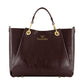 Borsa A Mano Donna Braccialini A Bauletto, Doppio con tracolla removibile e regolabile, Chiusura con clip, Con pochette interna removibile, Finitura lucida effetto spiegazzato, Dimensioni: 31 x 13 x 23 Cm Amy B19191YY