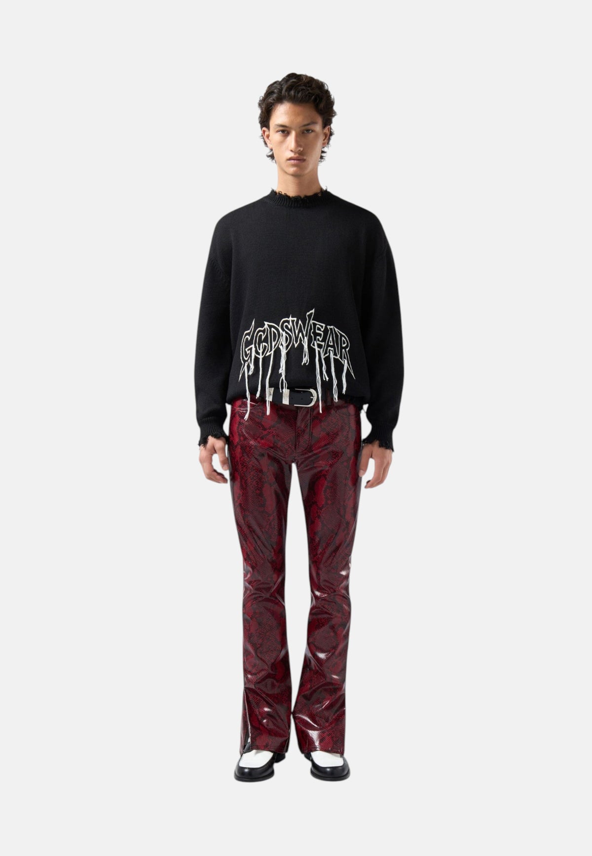 Felpa A Girocollo Uomo Gcds   C2MBQF158K155