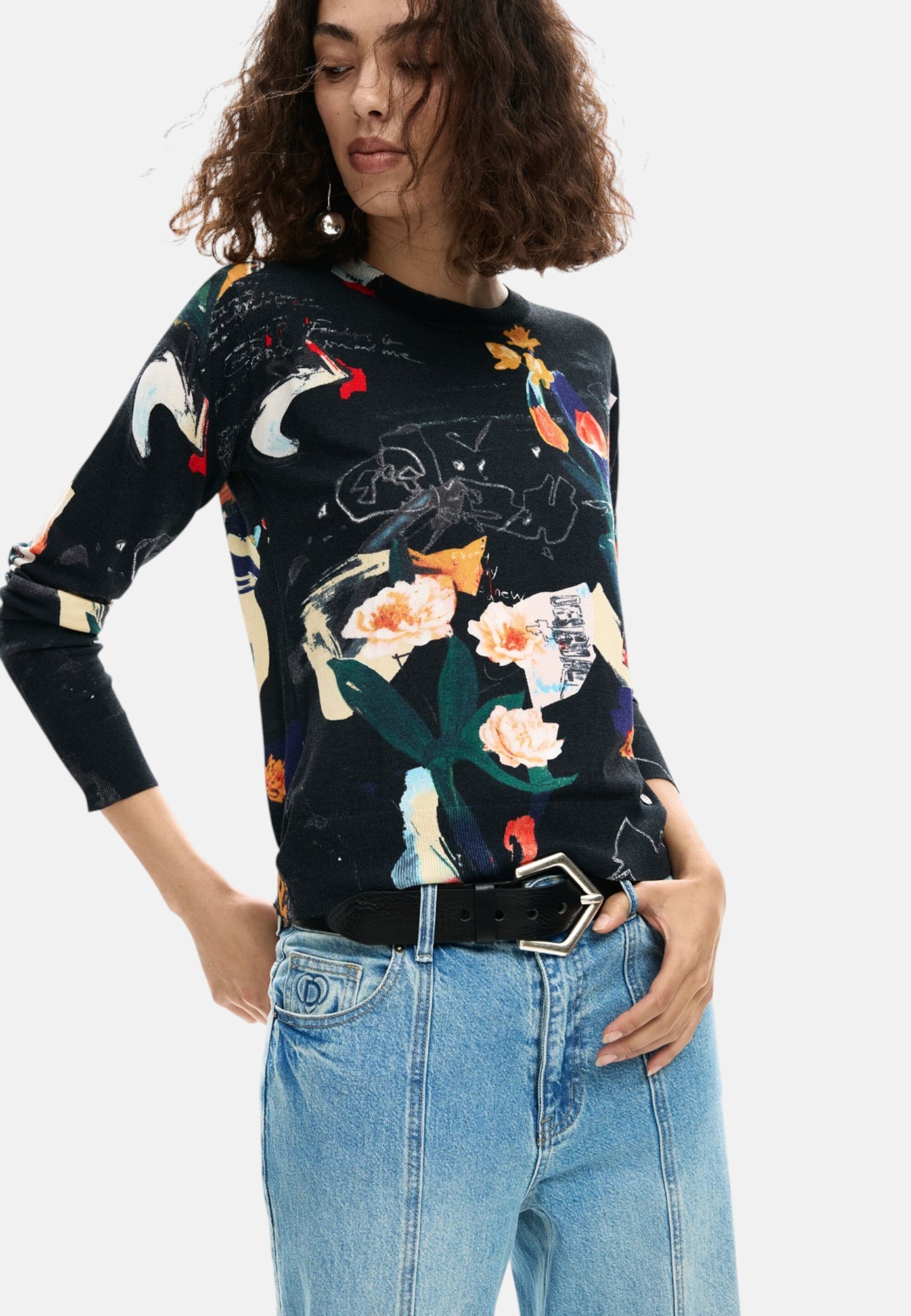 Maglione  Donna Desigual  Jers Nantes Lacroix 26SWJF35