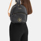Zaino  Donna Braccialini Zaino compatto, Singolo con tracolle regolabili, Chiusura con zip, Una tasca interna portacellulare, Charm gioiello a forma di margherita, Dimensioni: 27 x 11 x 31 Cm Amy Bijoux B19214YY