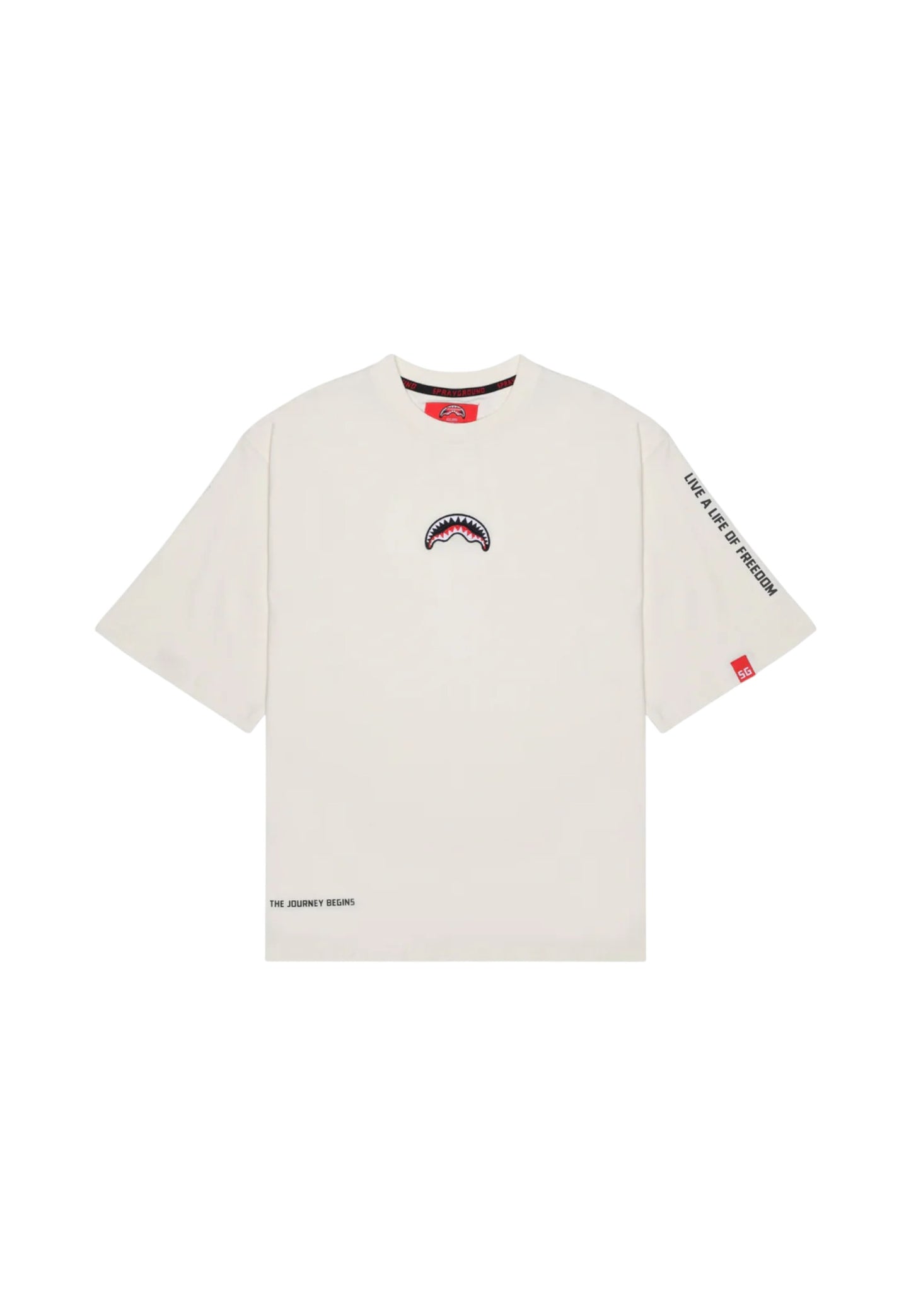 T-Shirt Manica Corta Uomo Sprayground  Be A Shark Boxy SP876
