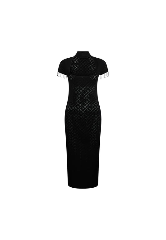 Vestito Midi Donna Liu Jo In Maglia  CF5029MS18F