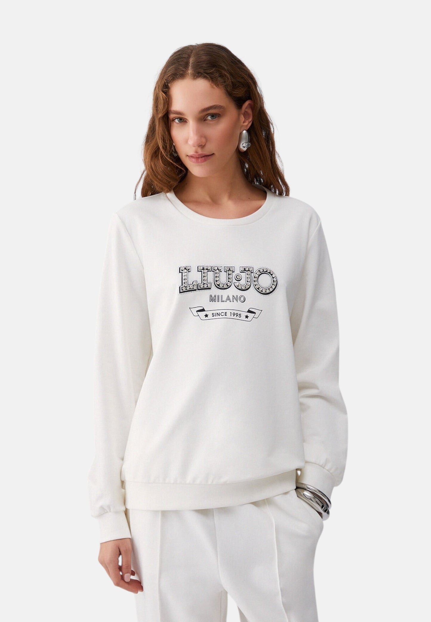 Felpa A Girocollo Donna Liu Jo LiuJo Linea Eco TA6073FS090