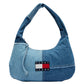 Borsa A Spalla Donna Tommy Hilfiger  Tjw Denim Patchwork AW0AW18471