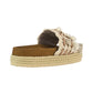 Sandali  Donna Mou  Monoband rope sandal fringes