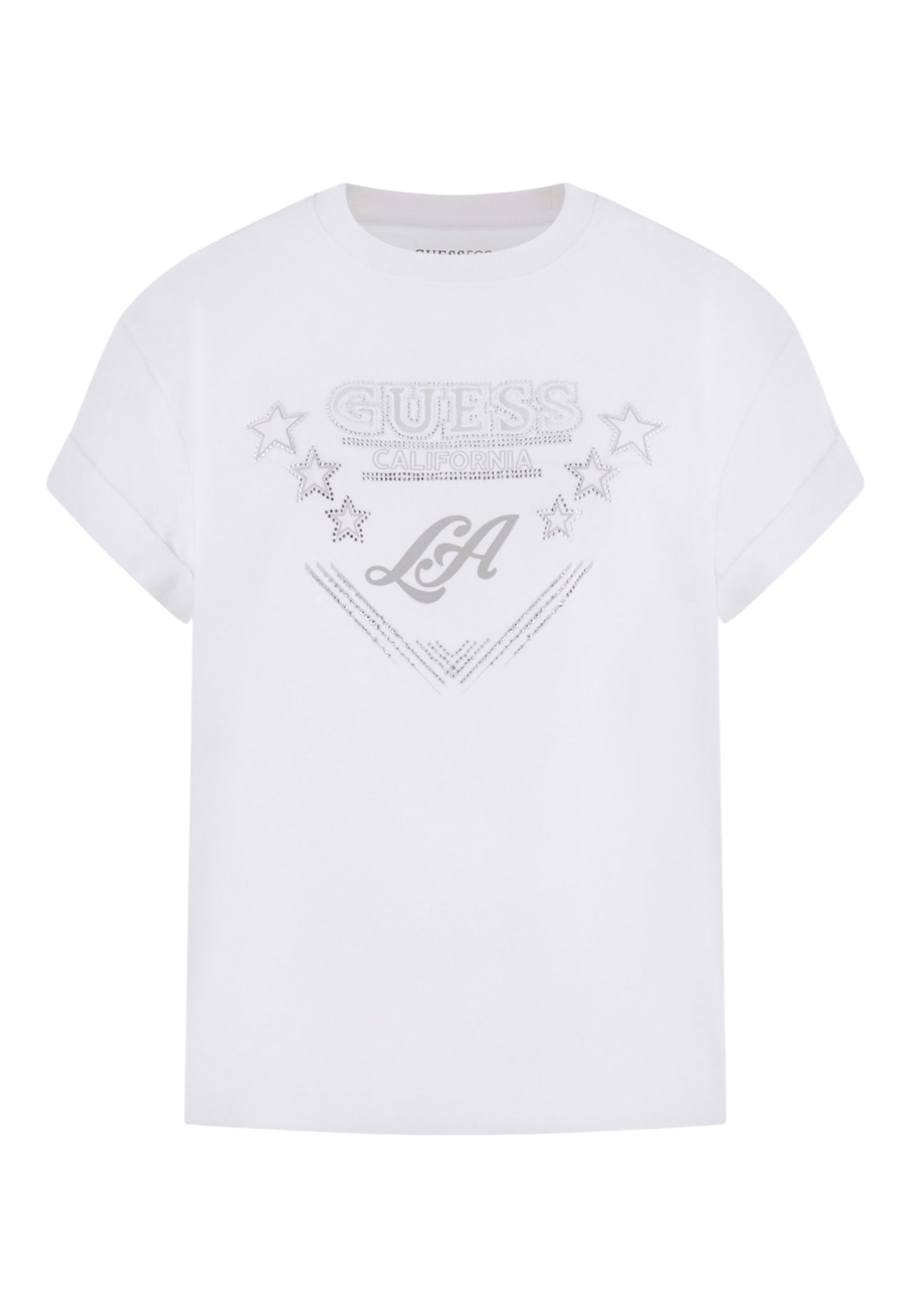 T-Shirt Manica Corta Donna Guess  La Stars W6RI30I3Z14