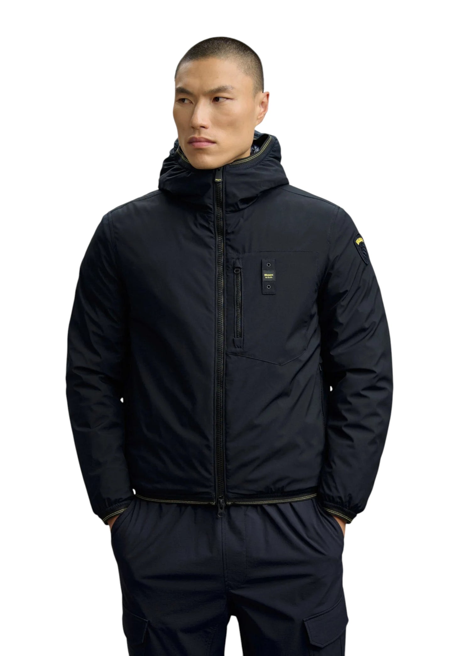 Piumino Corto Uomo Blauer  Derry 25WBLUC08030