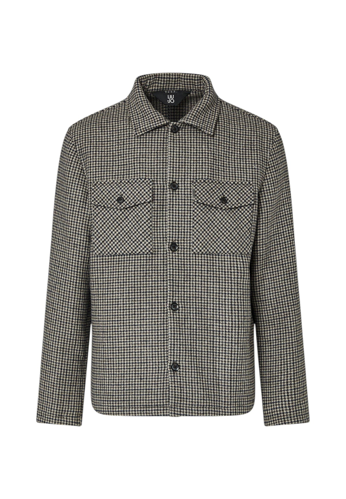 Giacca Invernale Uomo Liu Jo Overshirt Pied De Poule  QF6054T872A