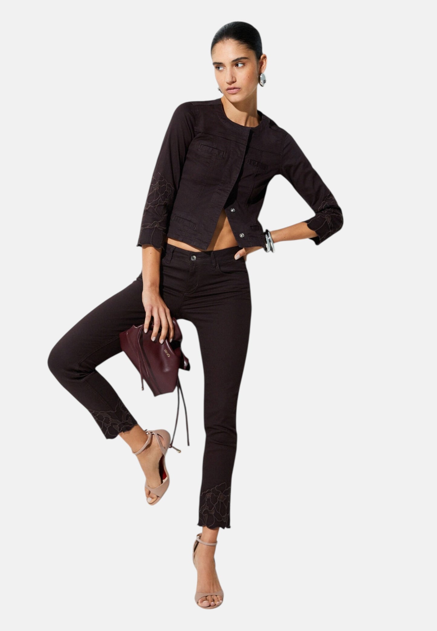 Giacca Leggera Donna Liu Jo Con Ricamo Sangallo Kate WA6262T367A