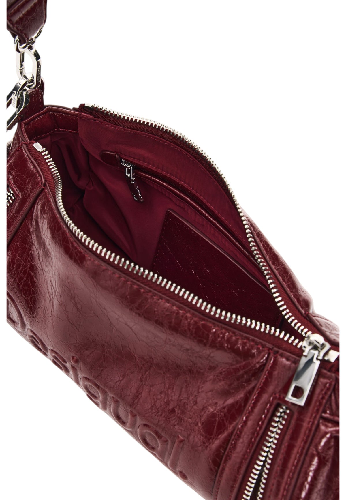 Borsa A Spalla Donna Desigual  Bag Half Logo Zarauz Nf Granate 26WAXPA2