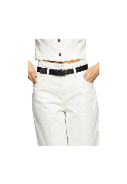 Pantaloni  Donna Kocca Crop Larghi A Vita Alta Kleo P24PPC1833ABUN2322